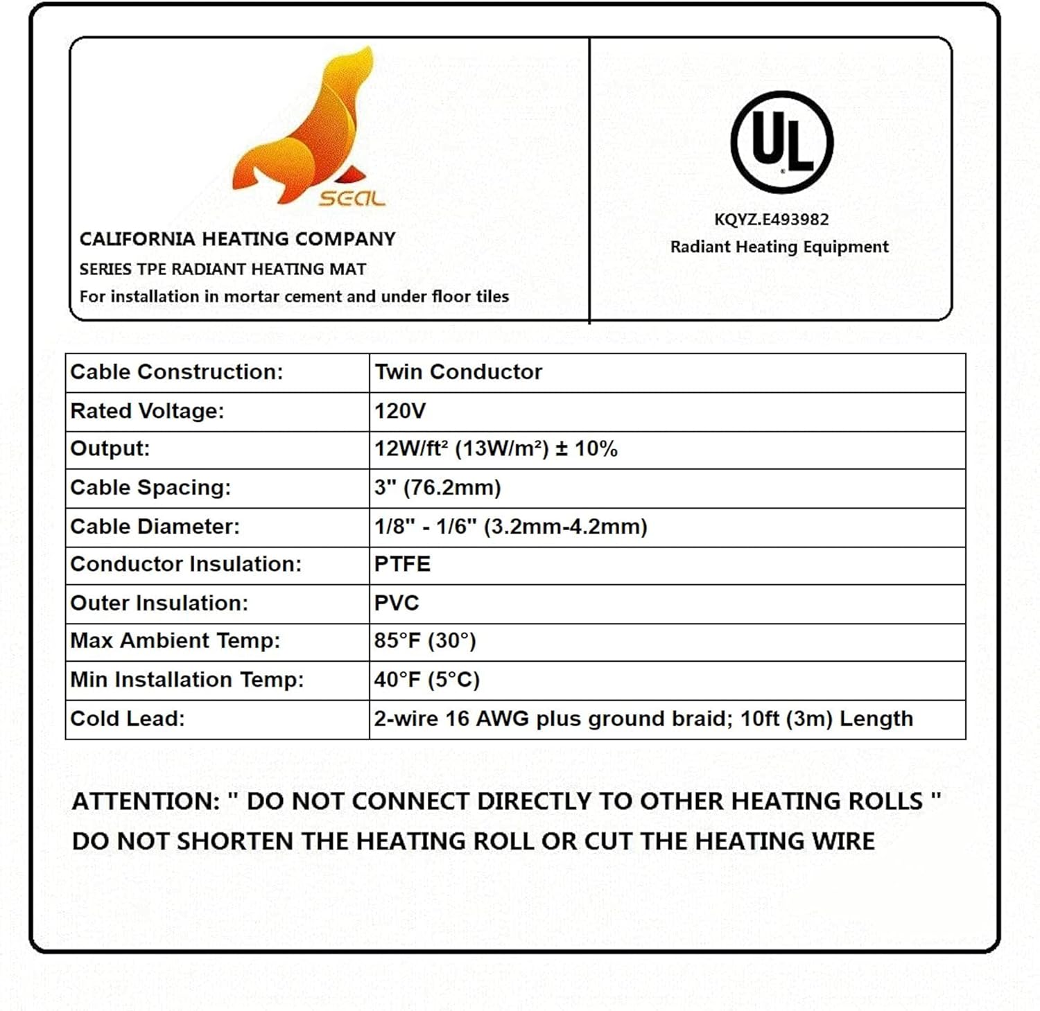 Flаѕh Dеаlѕ - 50% оƒƒ SEAL 10 Sqft 120V Electric Radiant Floor Heating Mat, for Ceramic, Tile, Mortar, Easy to Install Self-Adhesive Floor Heating System Kit 40% оƒƒ Dіѕсоunt SEAL 10 Sqft 120V Electric Radiant Floor Heating Mat, for Ceramic, Tile, Mortar, Easy to Install Self-Adhesive Floor Heating System Kit