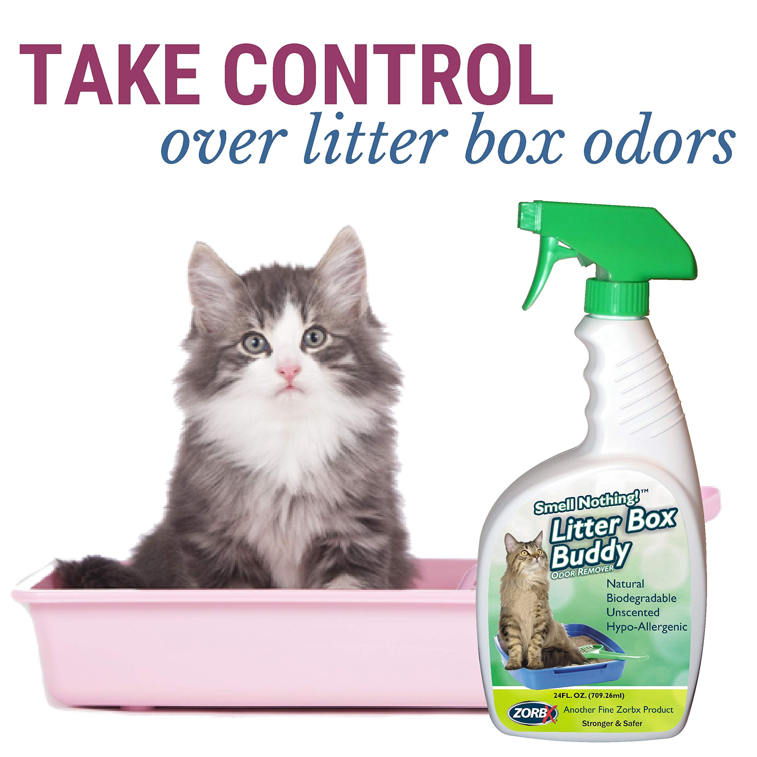Buy ZORBX Unscented Cat Litter Deodorizer FastActing & Effective Cat Litter Box Deodorizer