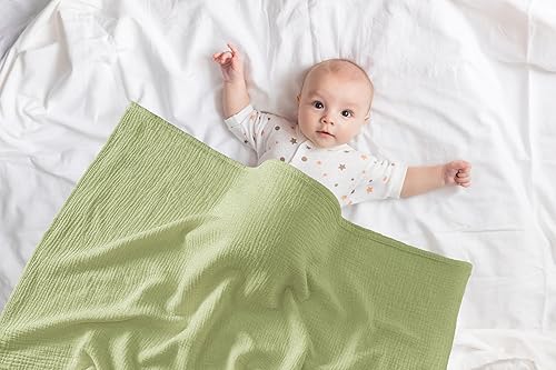 Miniatura 9 de Paquete de 2 fundas de lactancia para lactancia materna, 100% muselina de algodón orgánico, bufanda de lactancia multiusos, toldo para asiento de