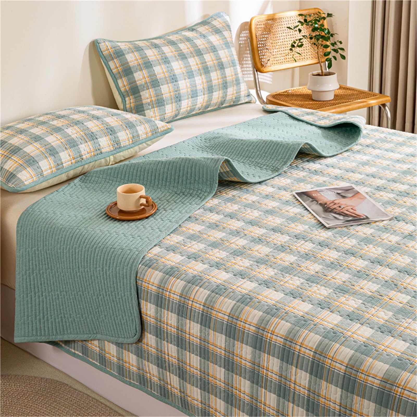 Piumino morbido per tutte le stagioni, piumino matrimoniale in piuma d'anatra e piumino, piumino matrimoniale in velluto, piumino invernale per letto matrimoniale 220 x 240 cm