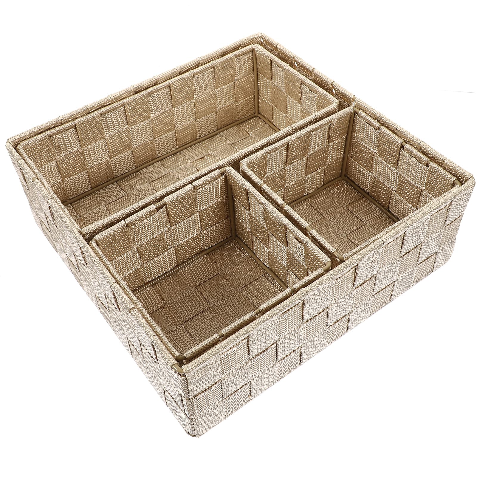 Alipis 4 Stück Würfel Organizer aus Nylon und Eisen für Schreibtisch