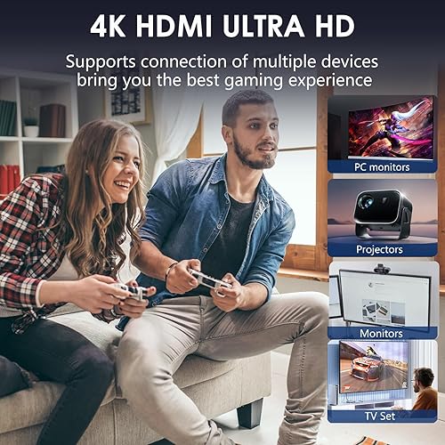 Miniatura 6 de TEFELE 2026New Wireless Retro Game Console 23 Simulators and Over 40,000 Games 2.4G Wireless Controllers(128G)