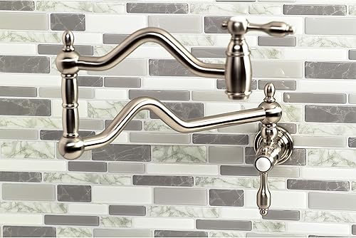 Miniatura 10 de Kingston Brass KS2107TAL Tudor - Llenador de ollas de latón cepillado