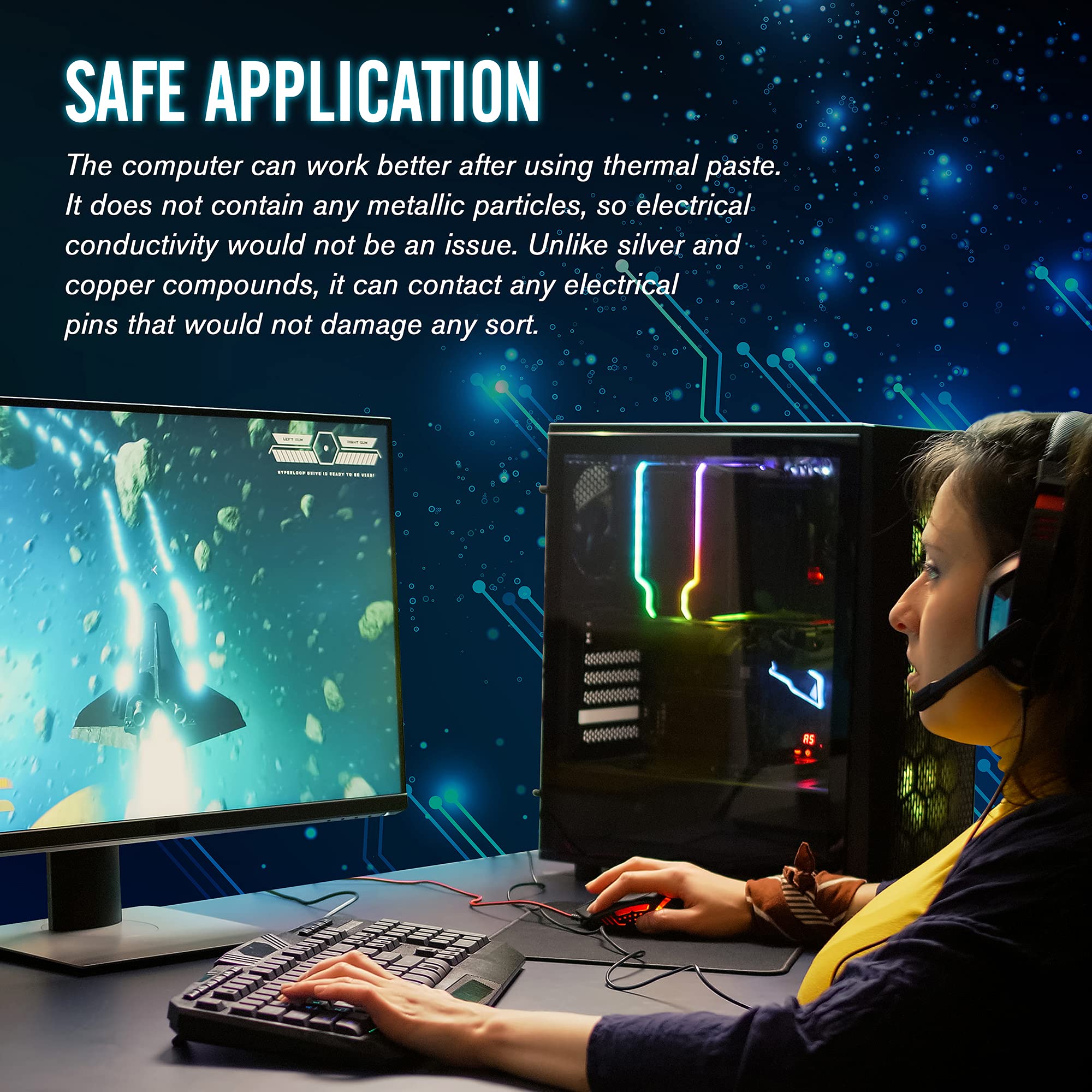 EZDIY-FAB A180 Wärmeleitpaste 12W/m-k - Hochleistungs Paste Für CPU, GPU Und Kühler