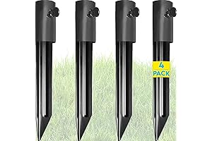 4 Pack Universal Heavy Duty Ground Sleeve for Pole