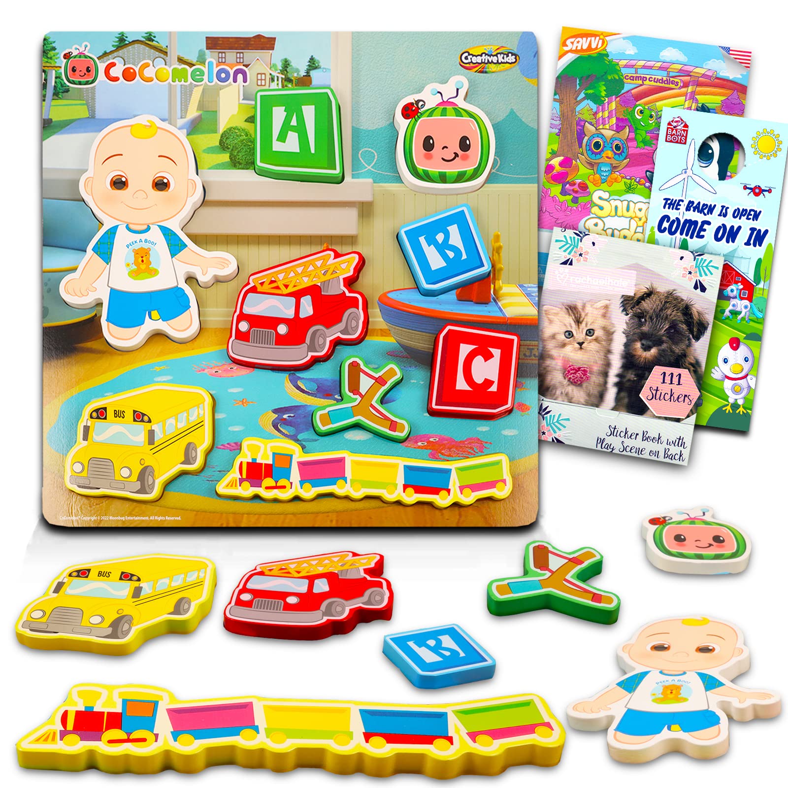 Buy Cocomelon Starter Puzzle Set - Cocomelon Puzzle Bundle with Small ...