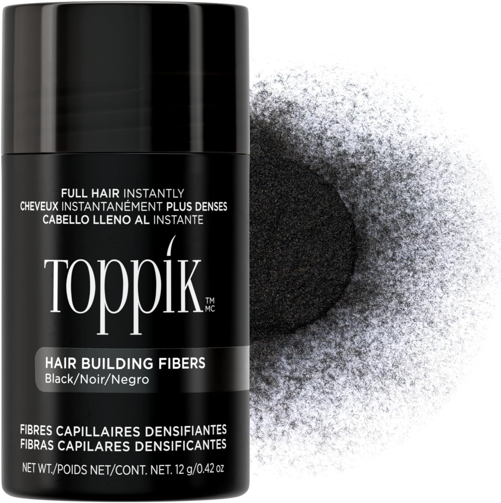 トピック ヘア ビルディング ファーバー ブラック 12 g / 0.42 oz