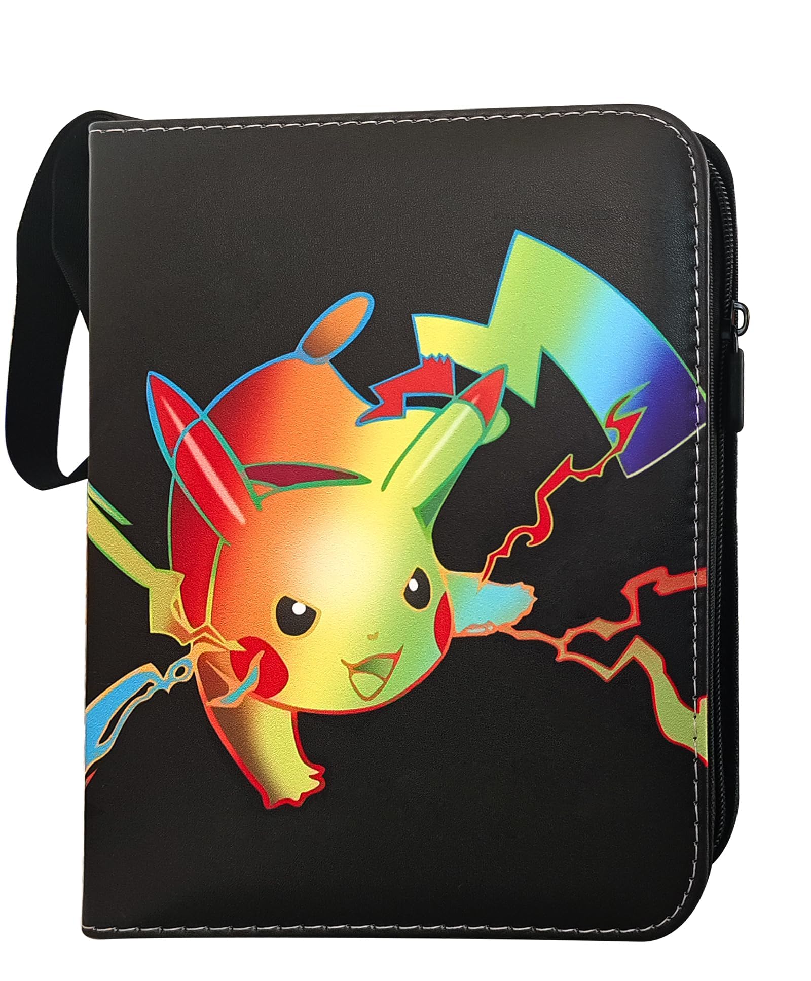 Trading Card Album, Scrapbook for Toy Cards, GX VMAX V, Folder Book, 4 Pockets, 50 Pages, 400 Card Capacity (50A)