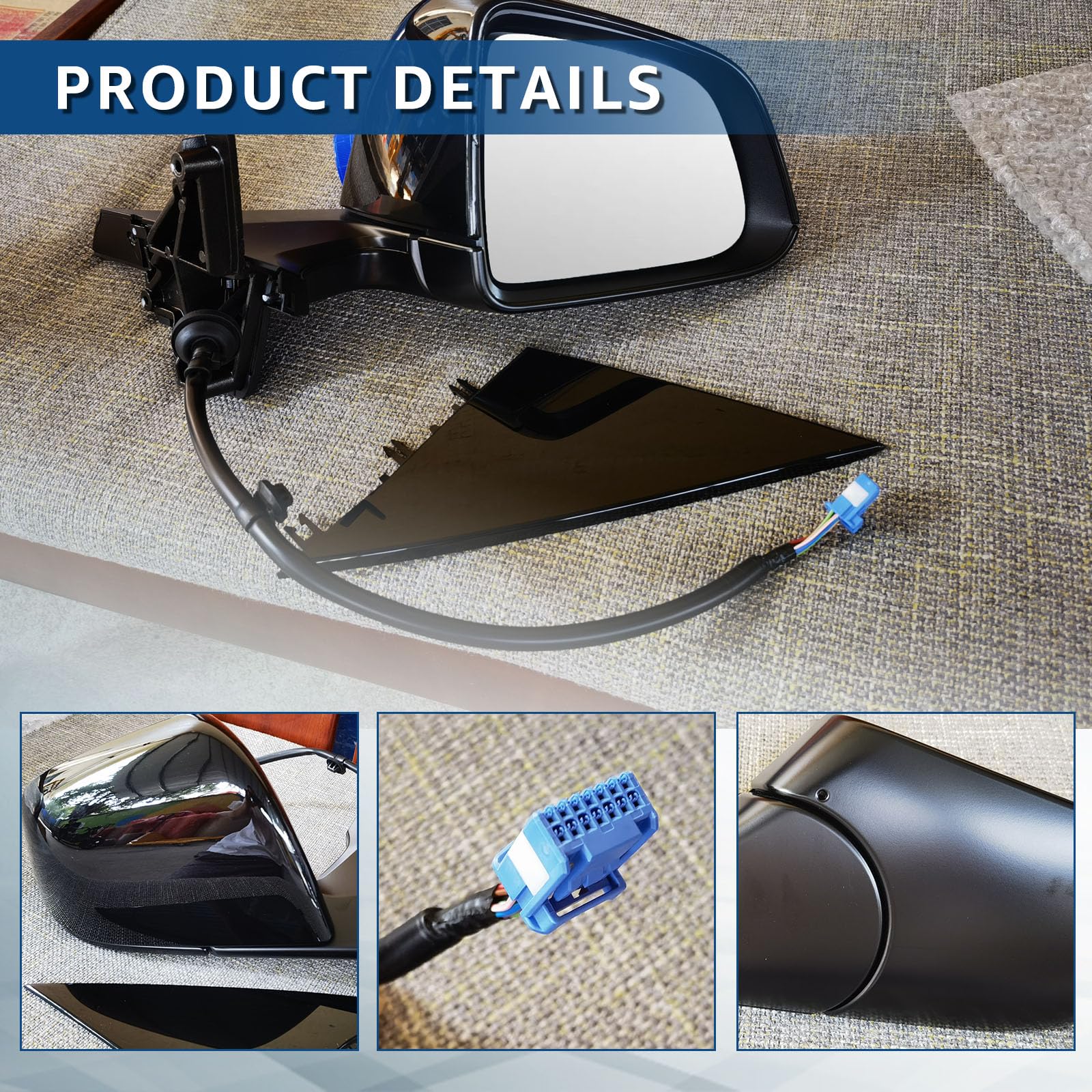 Amazon.com: DanVard Left Driver Side Exterior View Mirror 