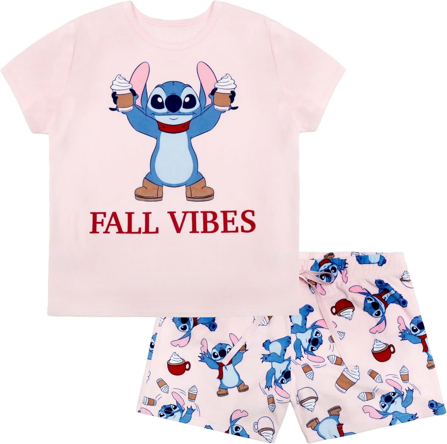 Disney womens 2-piece Pajama Set, Soft & Comfortable Nightwear for Adults, Top & Bottom Duo - Image 6