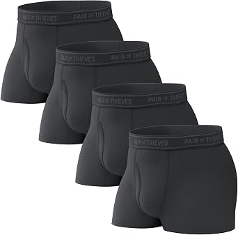 Pair of Thieves Men Every Day Kit Performance Trunks | Underwear for Men | Soft and Tagless | Moisture Wicking