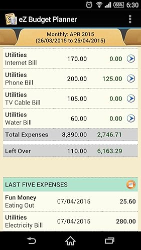 eZ Budget Planner (Free) - Planejador de orçamento fácil (grátis)