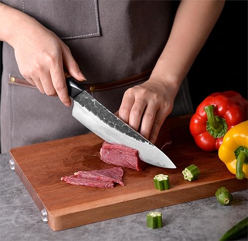 Miniatura 4 de BolittaAid Cuchillos de chef, cuchillo de chef de alta clase, cuchillo de cocina profesional de 8 pulgadas