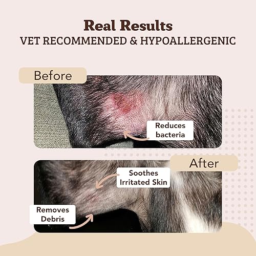 Miniatura 2 de Natural Dog Company Toallitas calmantes para la piel, 50 unidades, alivio de alergias en la piel, toallitas para mascotas para perros, fórmula