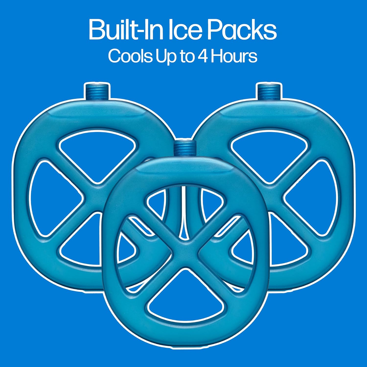 Arctic Air Ice Jet Personal Air Cooler, 3-Speed Room Cooler with Reusable Ice Packs, Portable Cooler with Multi-Directional Vent & 7 LED Lights, Whisper-Quiet Air Cooler for Room