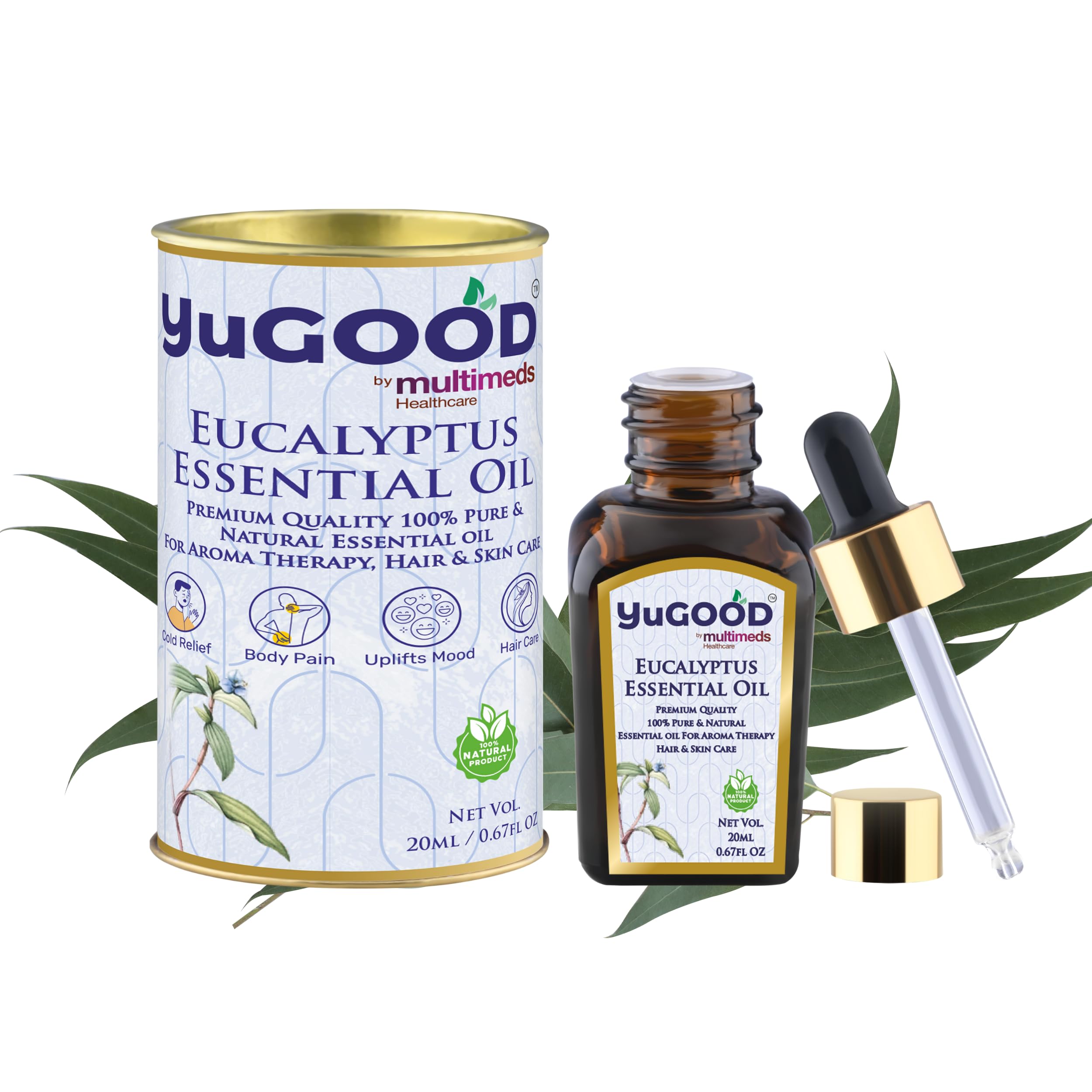 YuGOOD Eucalyptus Oil for Cold Relief, Body pain, Hair Care, Skin Care & Aroma Therapy 20 ML (B0CTKCG22P) Amazon Price History, Amazon Price Tracker