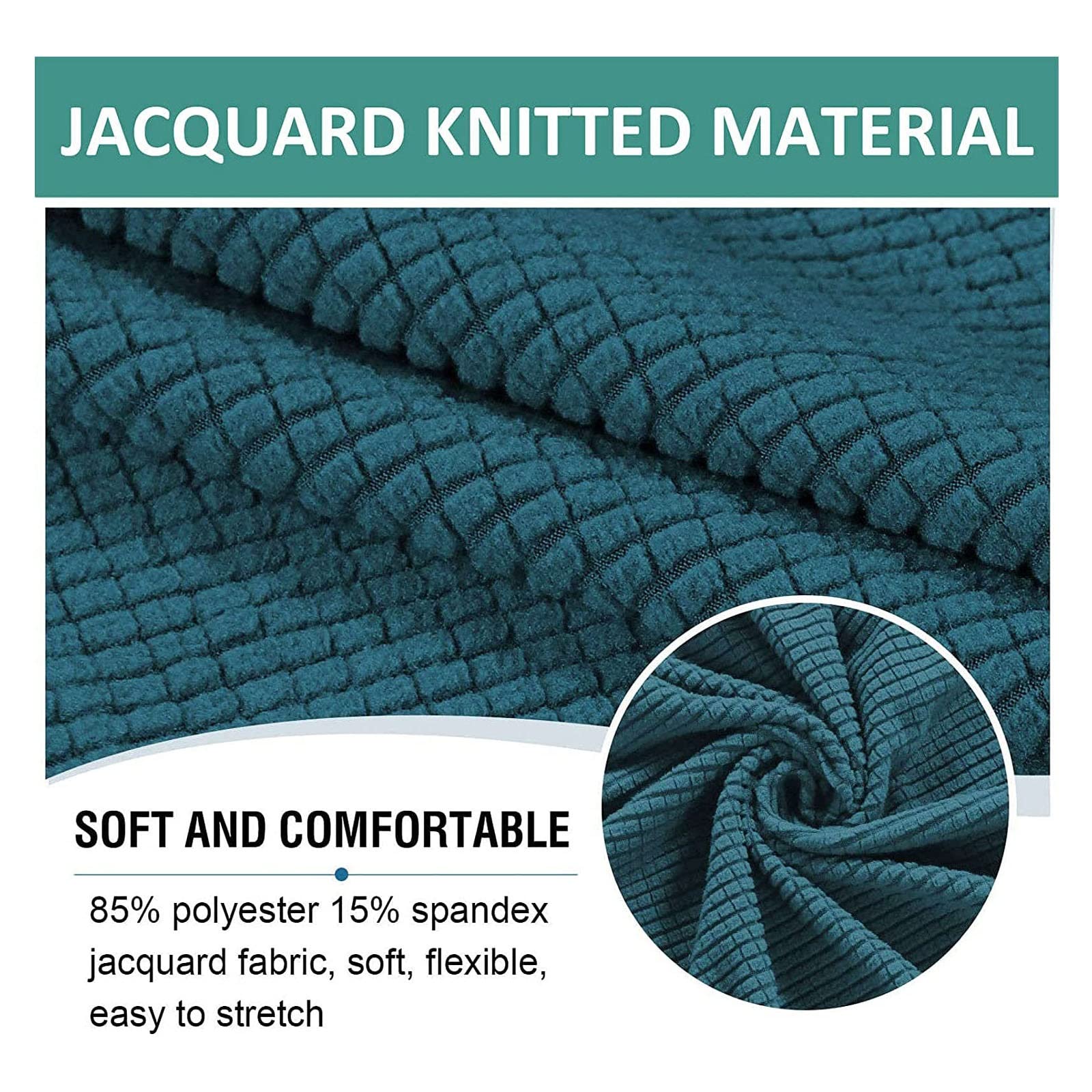 Konsilsa Loveseat Recliner Cover 1 2 3 4 Seat, Double Recliner Recliner Chair Covers for Reclining Chair Recliner Cover Anti-Slip Armchair Covers Recliner slipcovers Cushion Couch Recliner armchairs