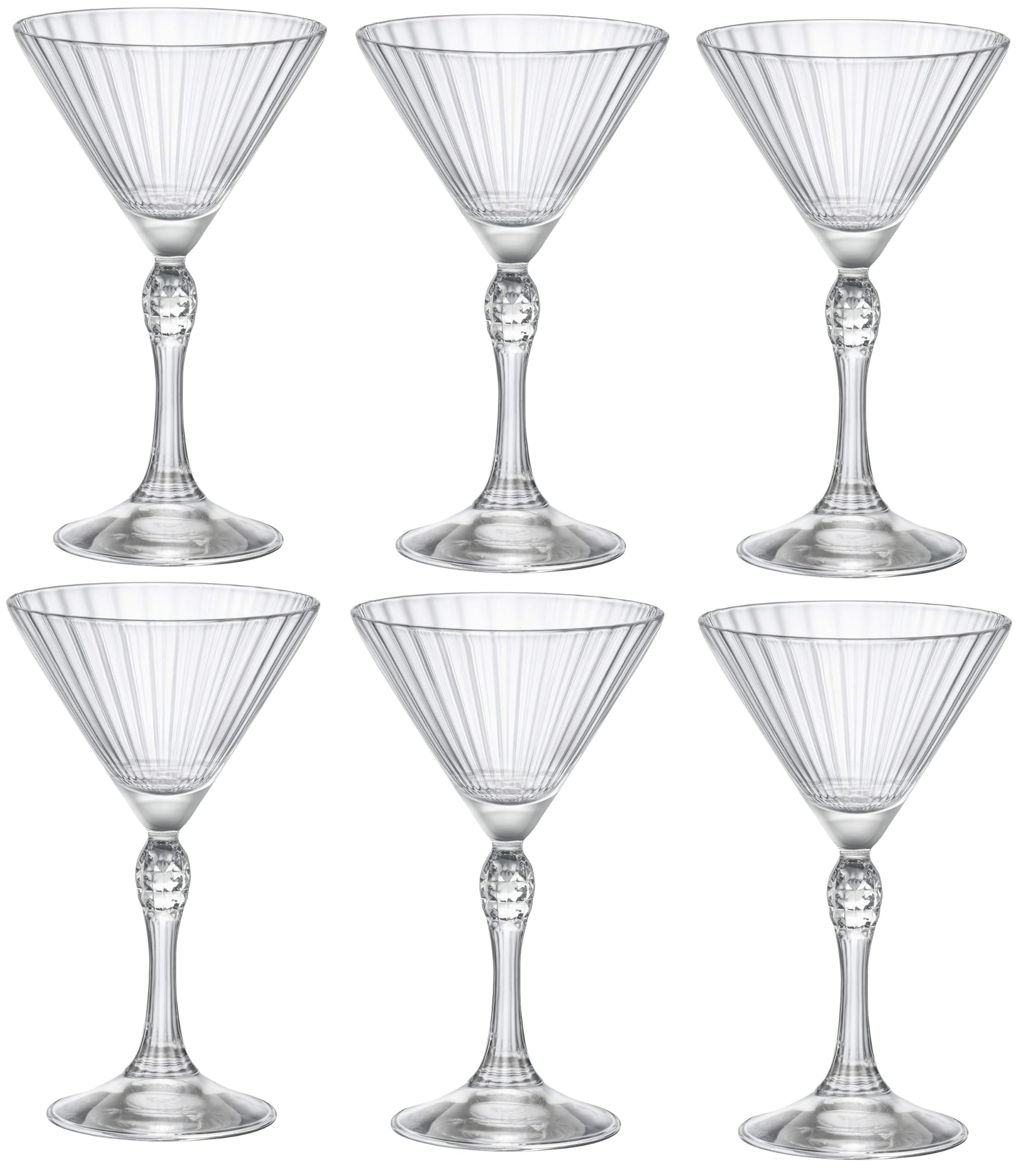 Bormioli Rocco America Lot de 6 verres à pied Martini Small, 15,5 cl