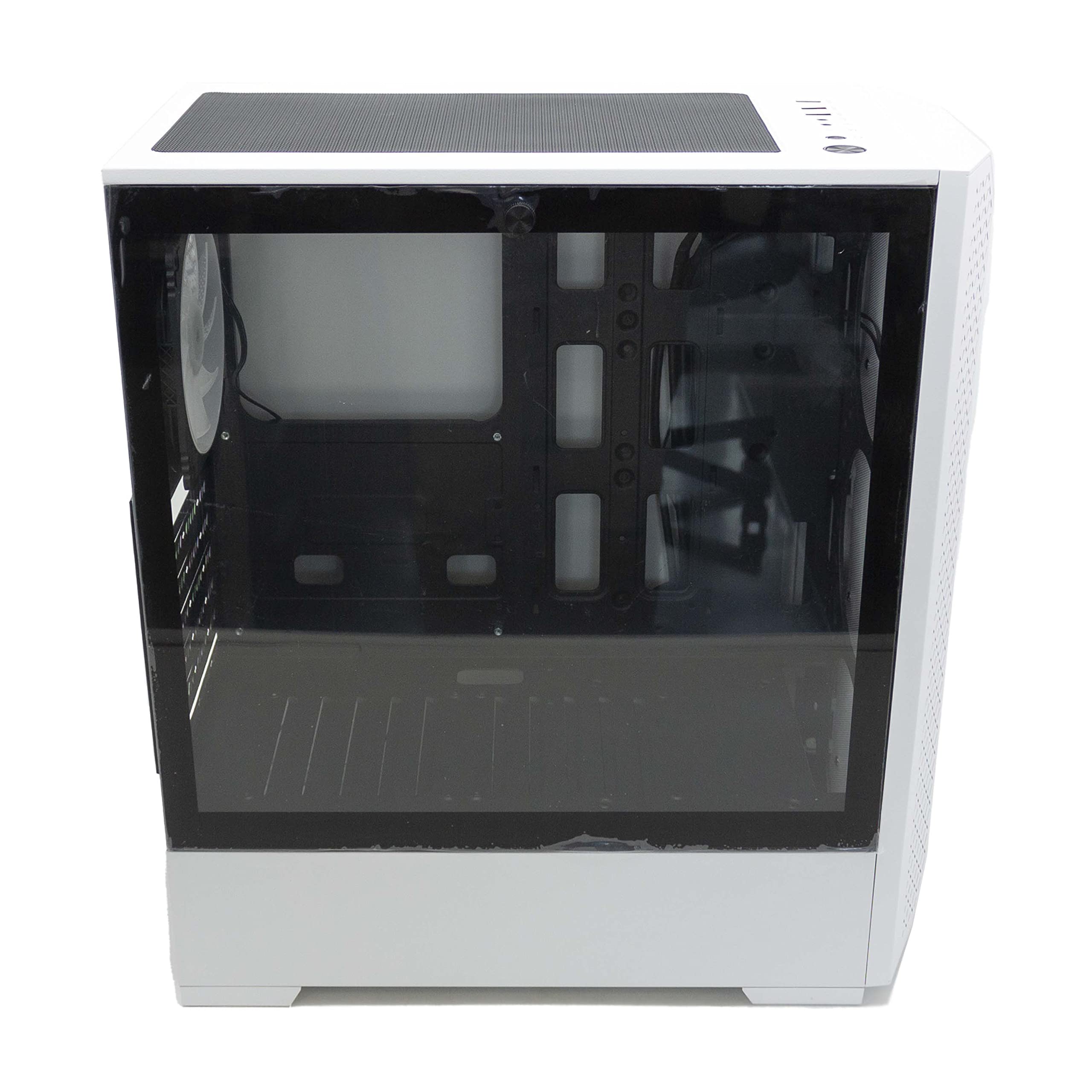 Simpletek Caja RGB Cabinet Gaming Gaming ATX Micro Mini Blanco White USB 3.0 Audio HD LED Rainbow strip Ventilador PC Fijo Montado