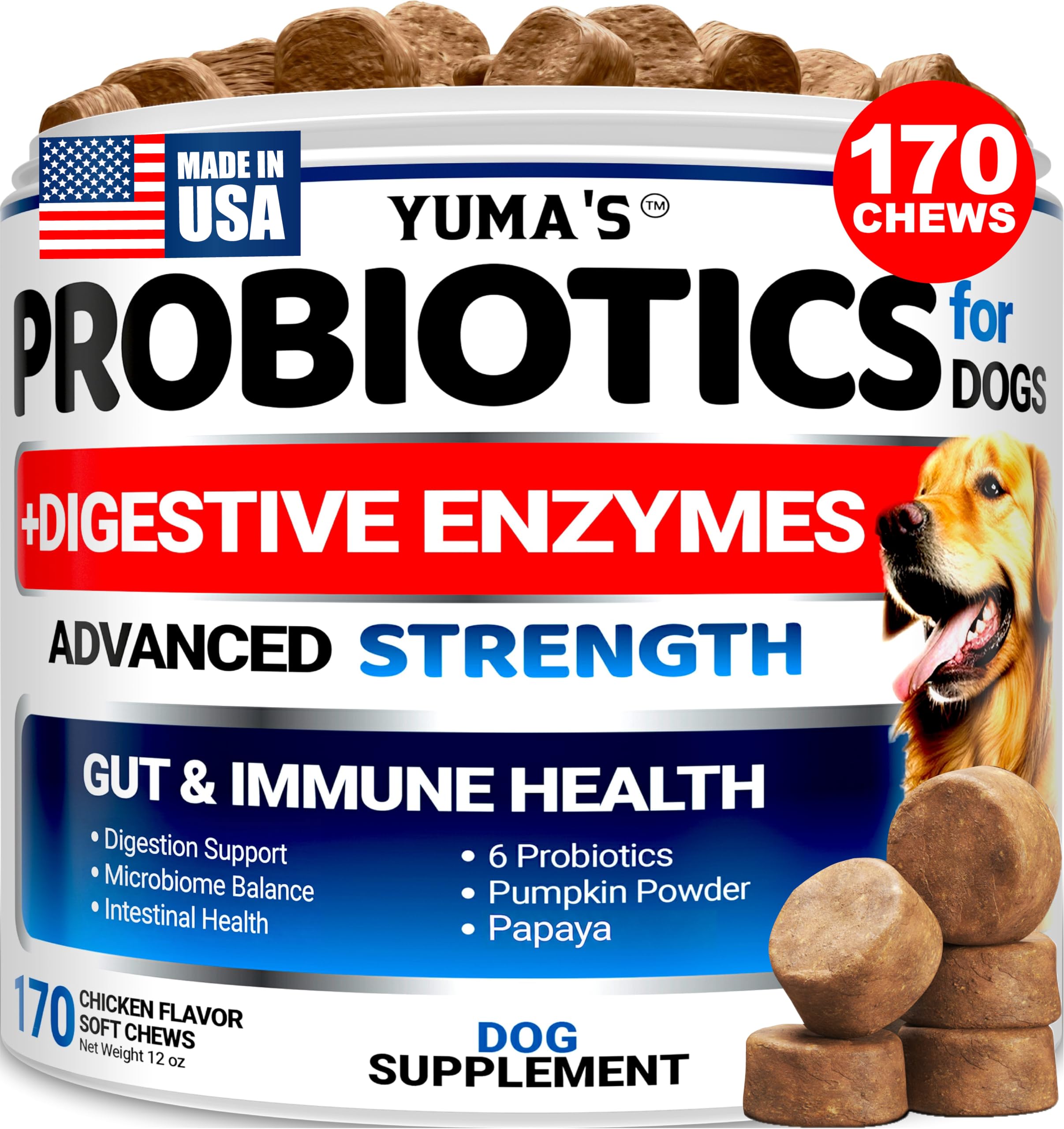 Omega 3 Fish Oil for Dogs - 170 Chews - Skin and Coat Omega 3 for Dogs — Amazon image 12