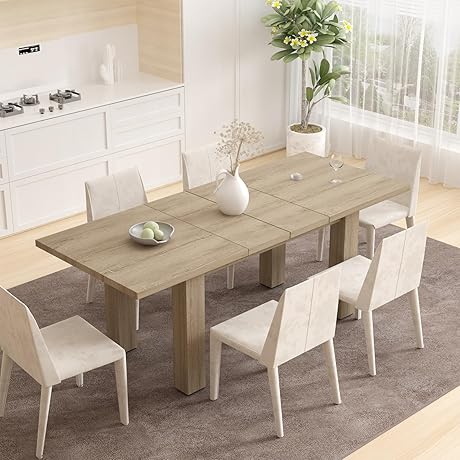 Vabches Extendable Dining Room Table: Expandable Versatility for Your Dining Space