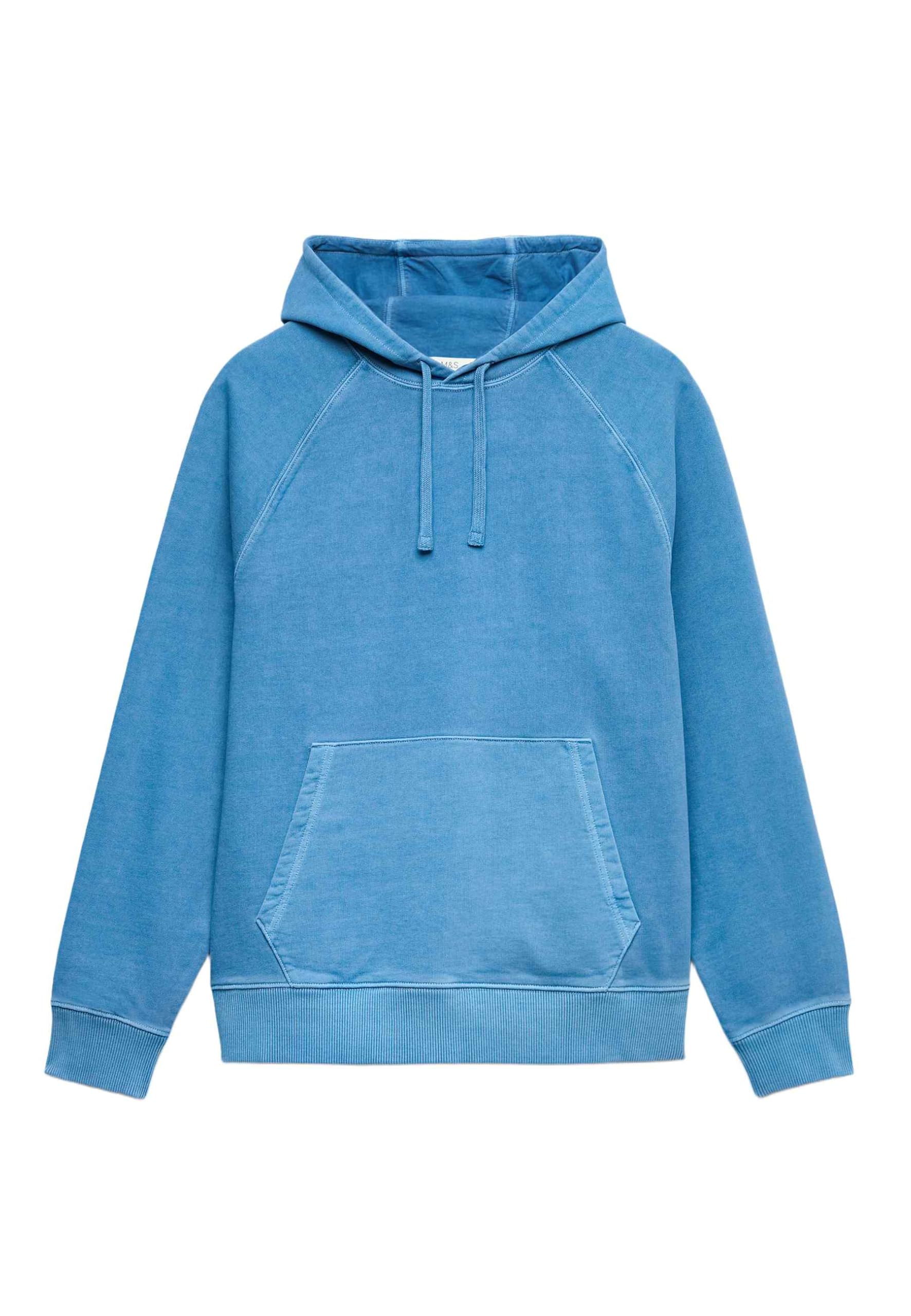 Marks & Spencer Herren Baumwolle Sweatshirt Regular | Ärmellänge: Cap-Ärmel, Rundhalsausschnitt