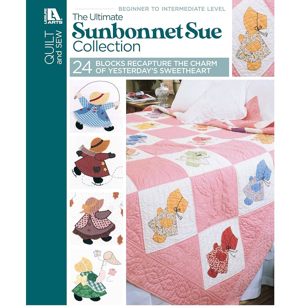 Amazon.com: Leisure Arts Quilt Book - Ultimate Sunbonnet Sue Quilting Patterns Collection Quilt Book – Quilting Books With Twenty-Four Applique Block Patterns: 8601404839238: leisure-arts-inc: Arts, Crafts & Sewing amazon-com-leisure-arts-quilt-book-ultimate-sunbonnet-sue-quilting-patterns-collection-quilt-book-quilting-books-with-twenty-four-applique-block-patterns-8601404839238-leisure-arts-inc-arts-crafts-sewing