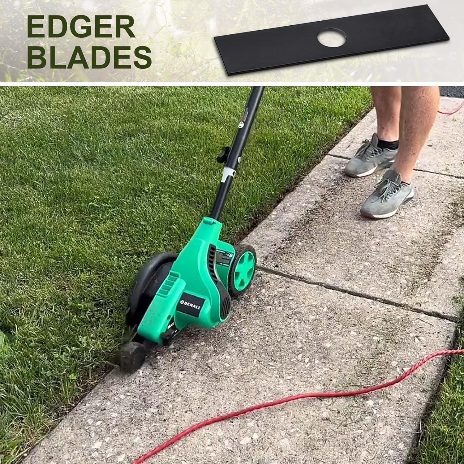 12 Pack Edger Blades 1 Inch Center Hole, Compatible with Stihl, Ego, Echo, Ryobi, Kobalt Edger, Replace 720-237-001, 4133-713-4101, 216062, 613223, 237001 (12 Pack)