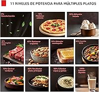 Vista 7 de TOSHIBA Horno microondas pequeño con 11 niveles de potencia, ChefDefrost, sonido de encendido/apagado y modo Eco, 0.7 pies cúbicos / 700 W