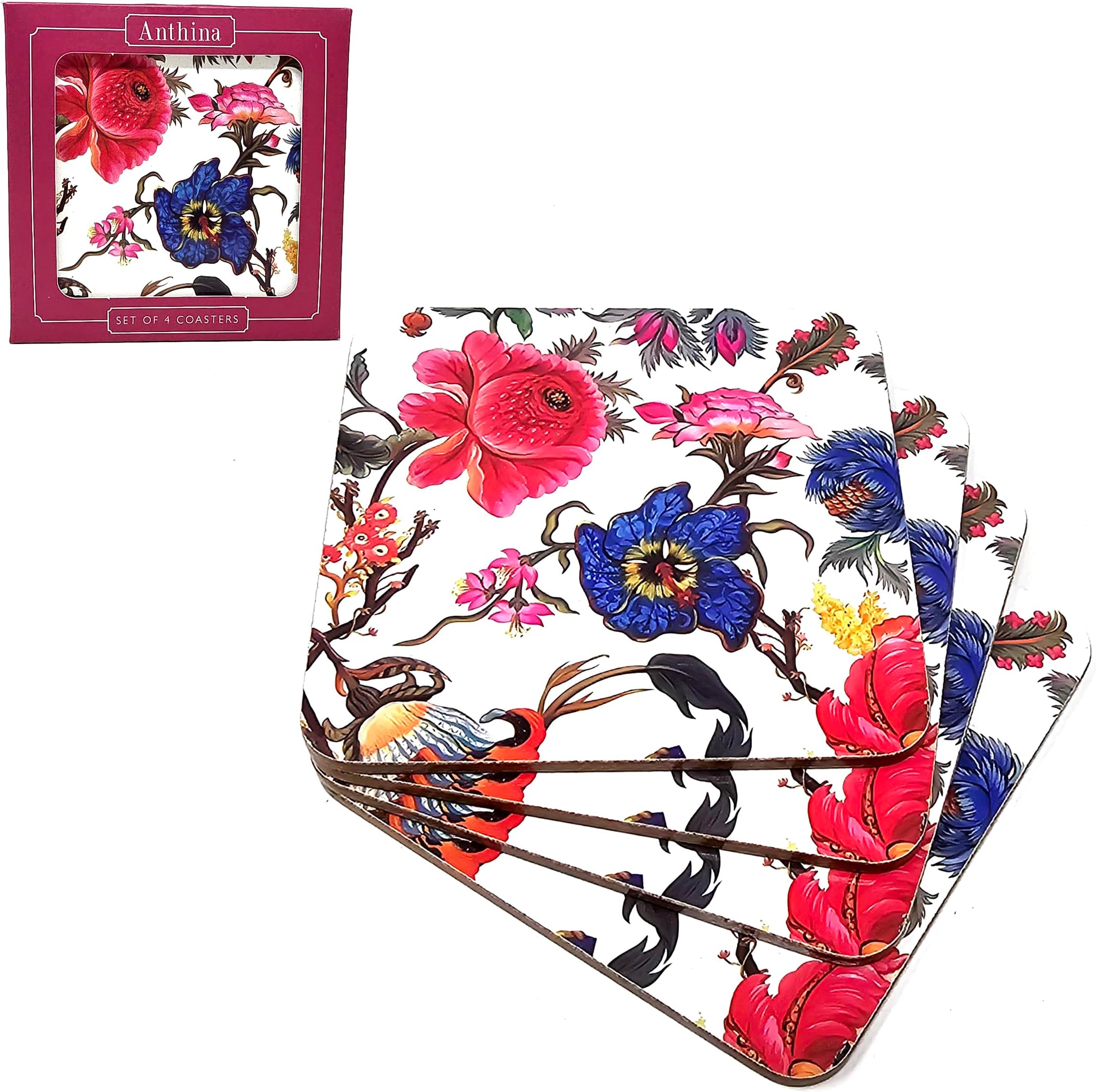 Set Of 4 William Morris Anthina 300ml Mugs – Limited - View #9