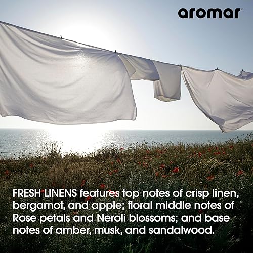 Miniatura 3 de AROMAR Aceite de fragancia prémium Aceite esencial para difusores y aromaterapia en el hogar Fresh Linens 8oz