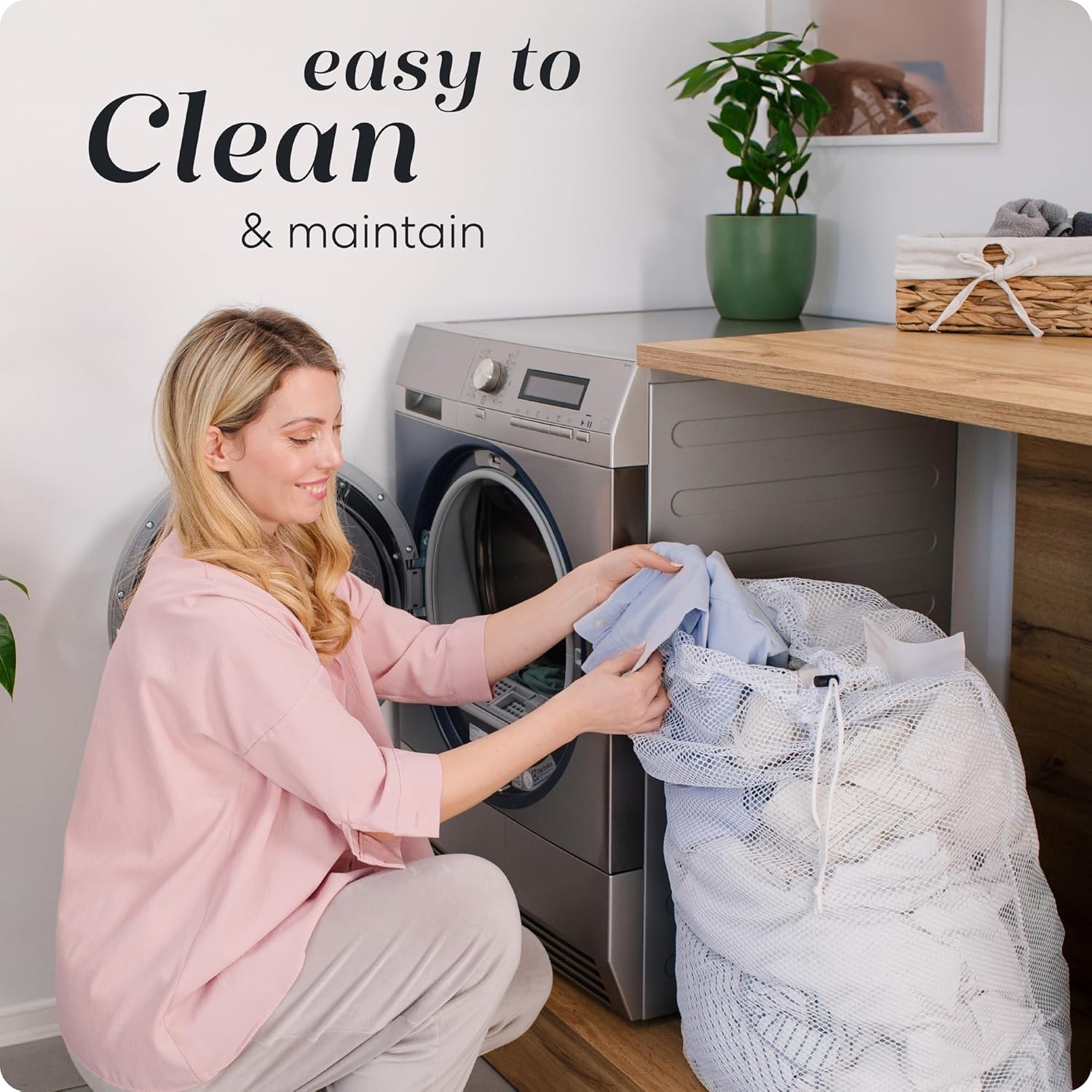 Mesh Laundry Bag, Extra Lar – Heavy Duty, hine Washable