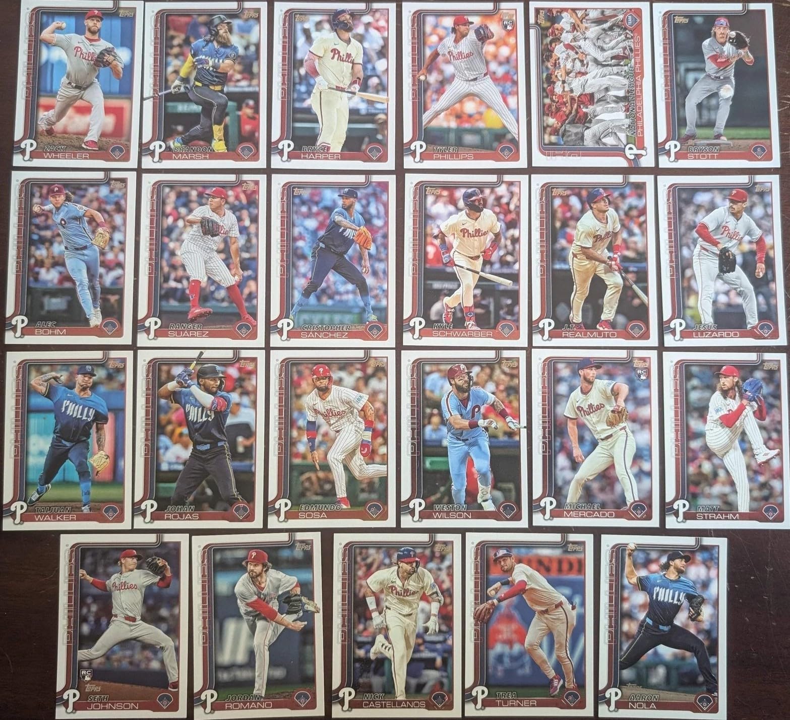 2025 Phillies Topps Team Set