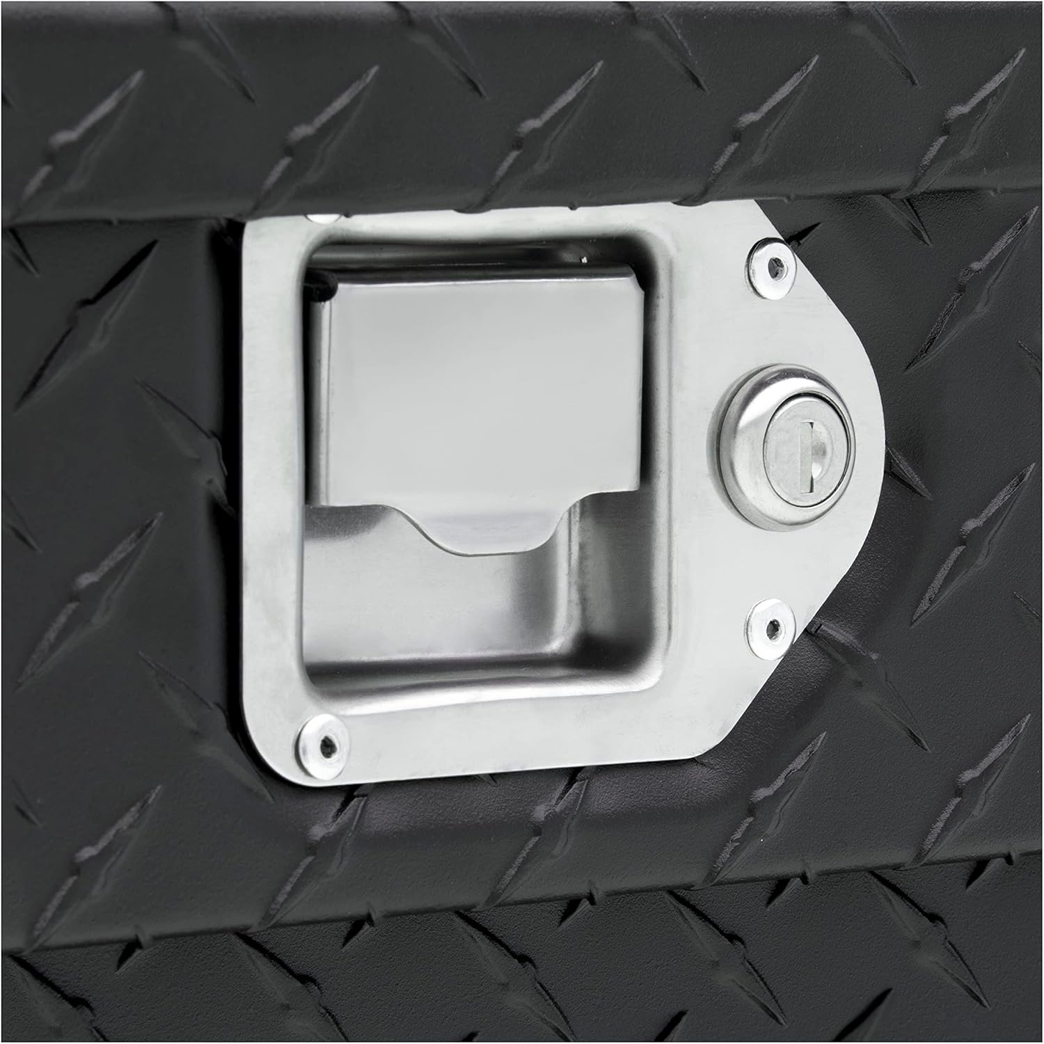 UWS EC10473 69-Inch Matte Black Heavy-Wall Aluminum Truck Tool Box with Low Profile, RigidCore Lid