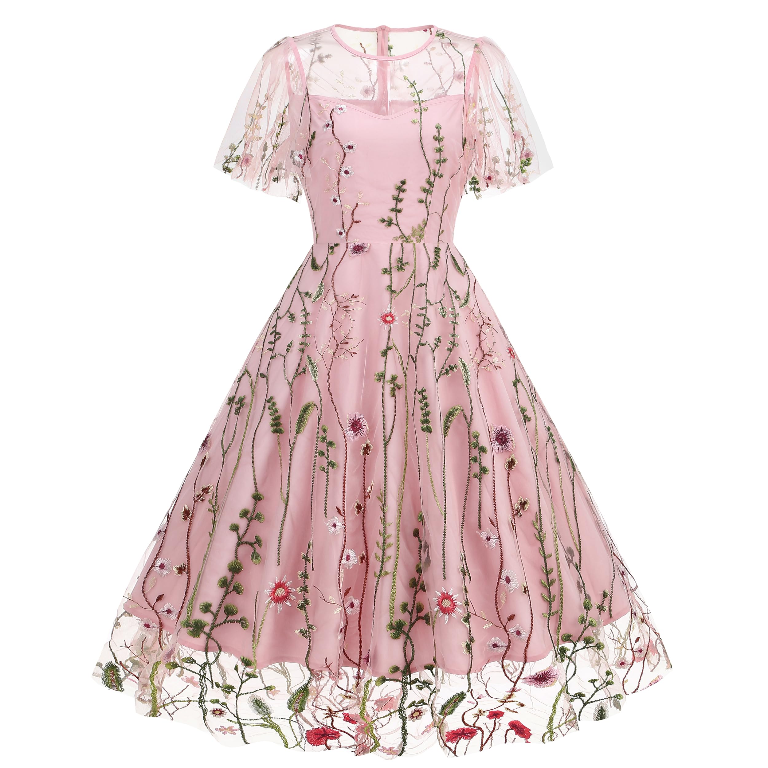 Robe de bal en tulle algues roses à porter pour un mariage chic - 7