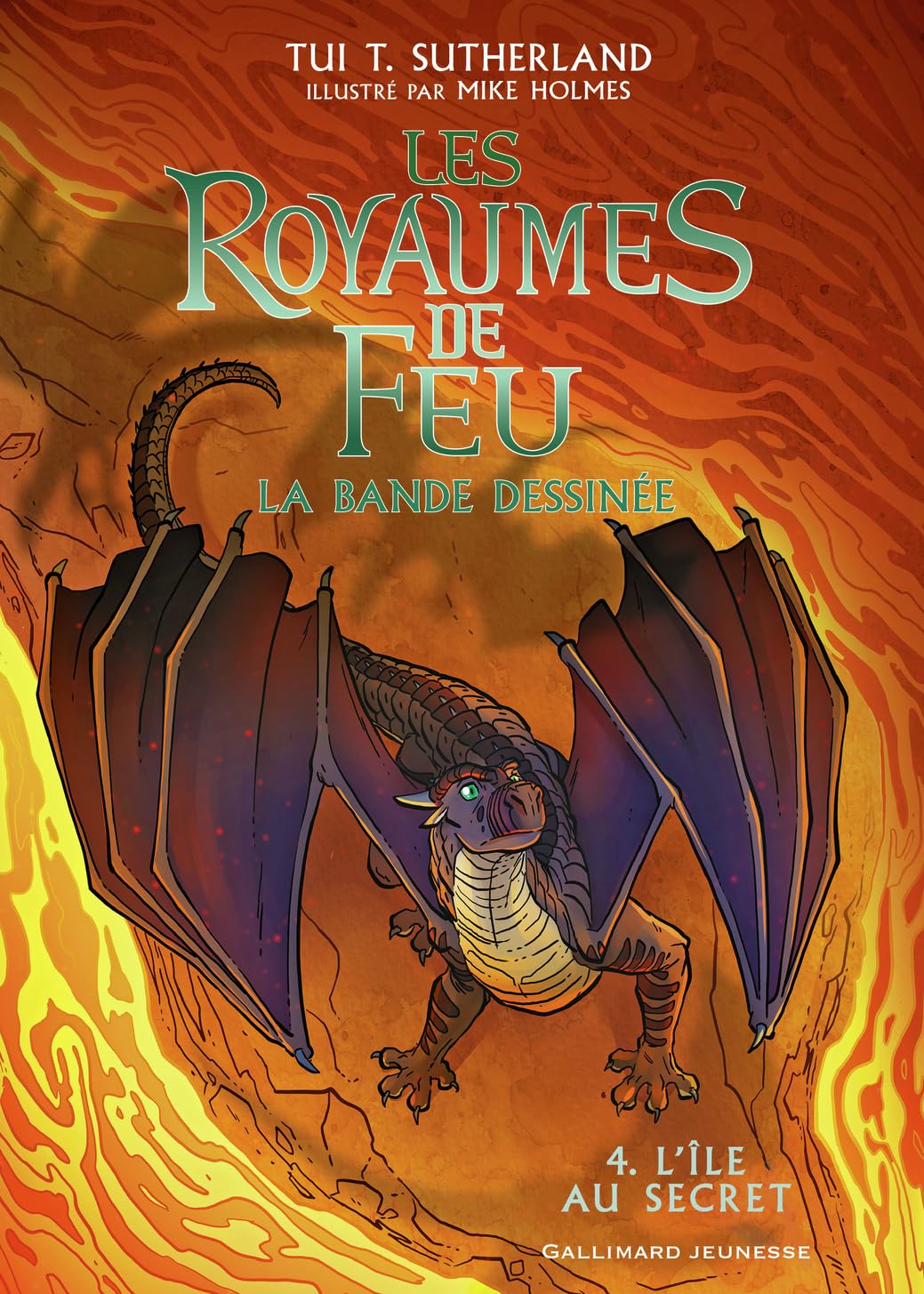 Les Royaumes de Feu: La bande dessinée-L'île au secret (4)
