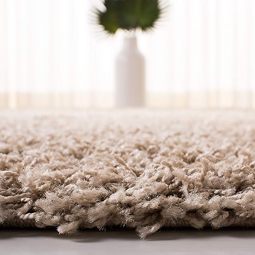 Miniatura 8 de SAFAVIEH Athens Shag Collection - Alfombra de pasillo, 2 pies 3 pulgadas x 8 pies, rosa, no desprende pelusa y de fácil cuidado, 1.5 pulgadas de