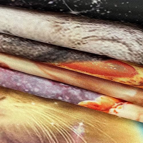 Miniatura 5 de Viajar Tapiz de gato, universo de fantasía, galaxia espacial, divertido tapiz de gato para niños y niños, decoración de pared de nebulosa y cielo