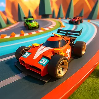 Crazy Kart Fury: Multiplayer Racing Game