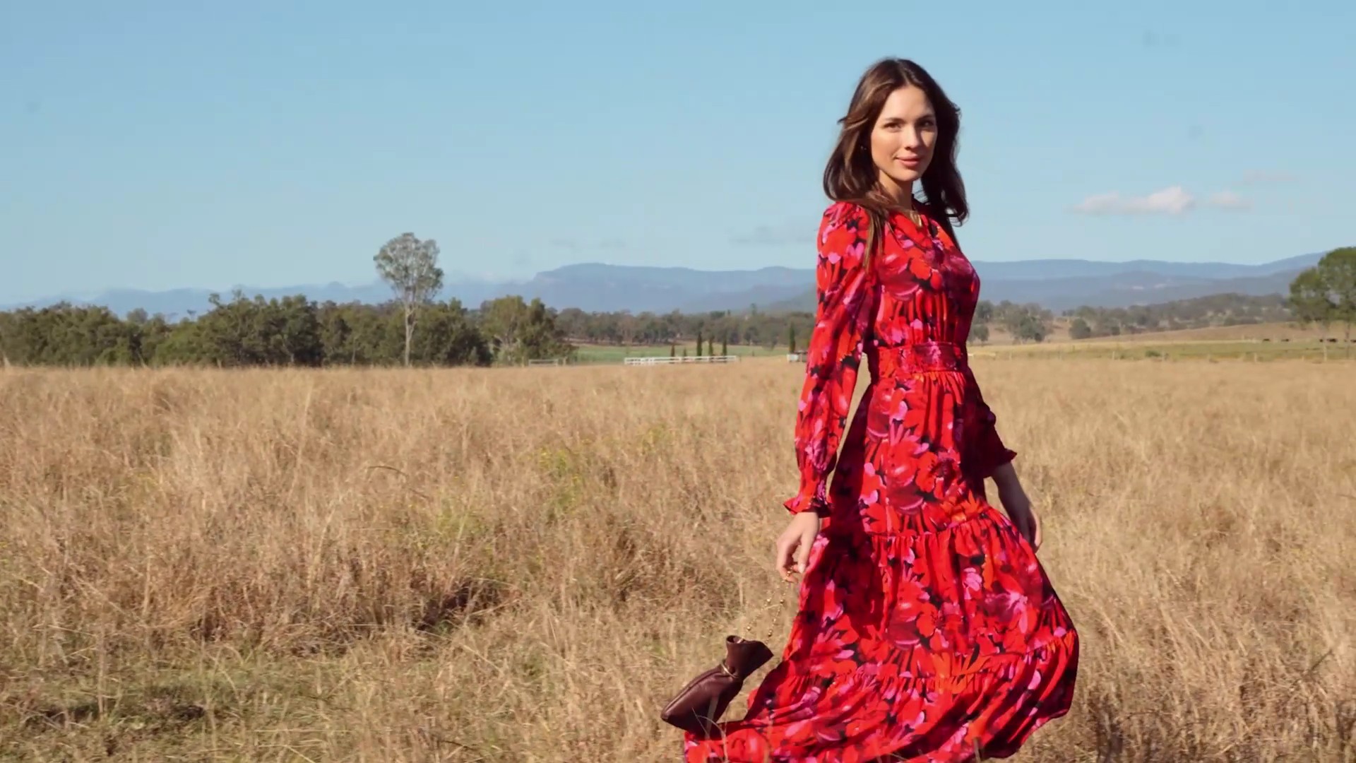 casual red floral dress Red Floral Cotton Mini Dress - Floral Dresses
