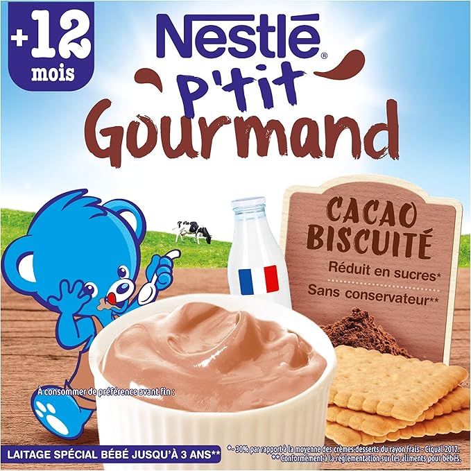 Nestle Bebe P Tit Gourmand Choco Biscuite Laitage Des 12 Mois 4 X 100g Pack De 6 24 Laitages Amazon Fr Epicerie Nestle Bebe P Tit Gourmand Choco Biscuite Laitage Des 12 Mois 4 X 100g Pack De 6 24 Laitages Amazon Fr Epicerie