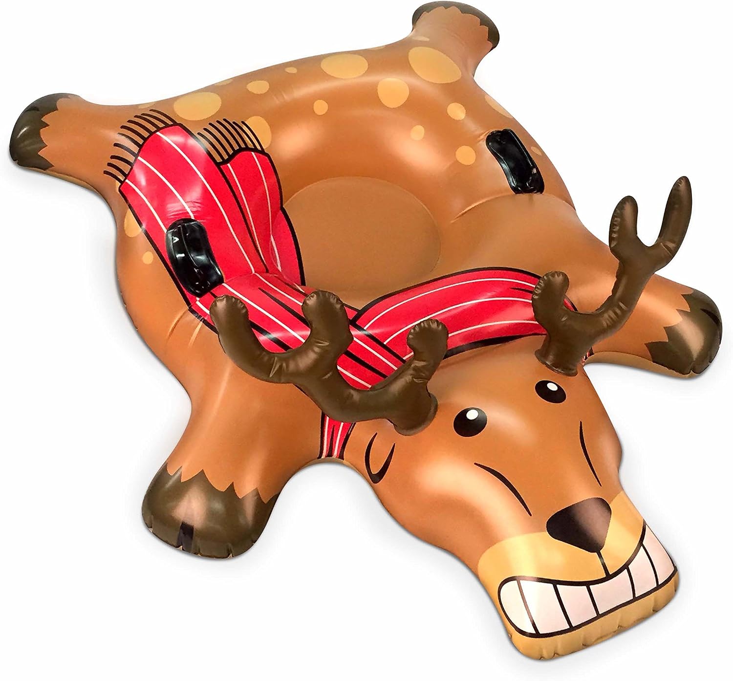 BigMouth Inc. Snow Tube, Inflatable Sleds for Kids and Adults, Heavy Duty PVC