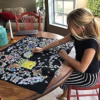 Vista 2 de TDC Games Alfombrilla y tubo enrollables para salvar rompecabezas de 36 pulgadas.