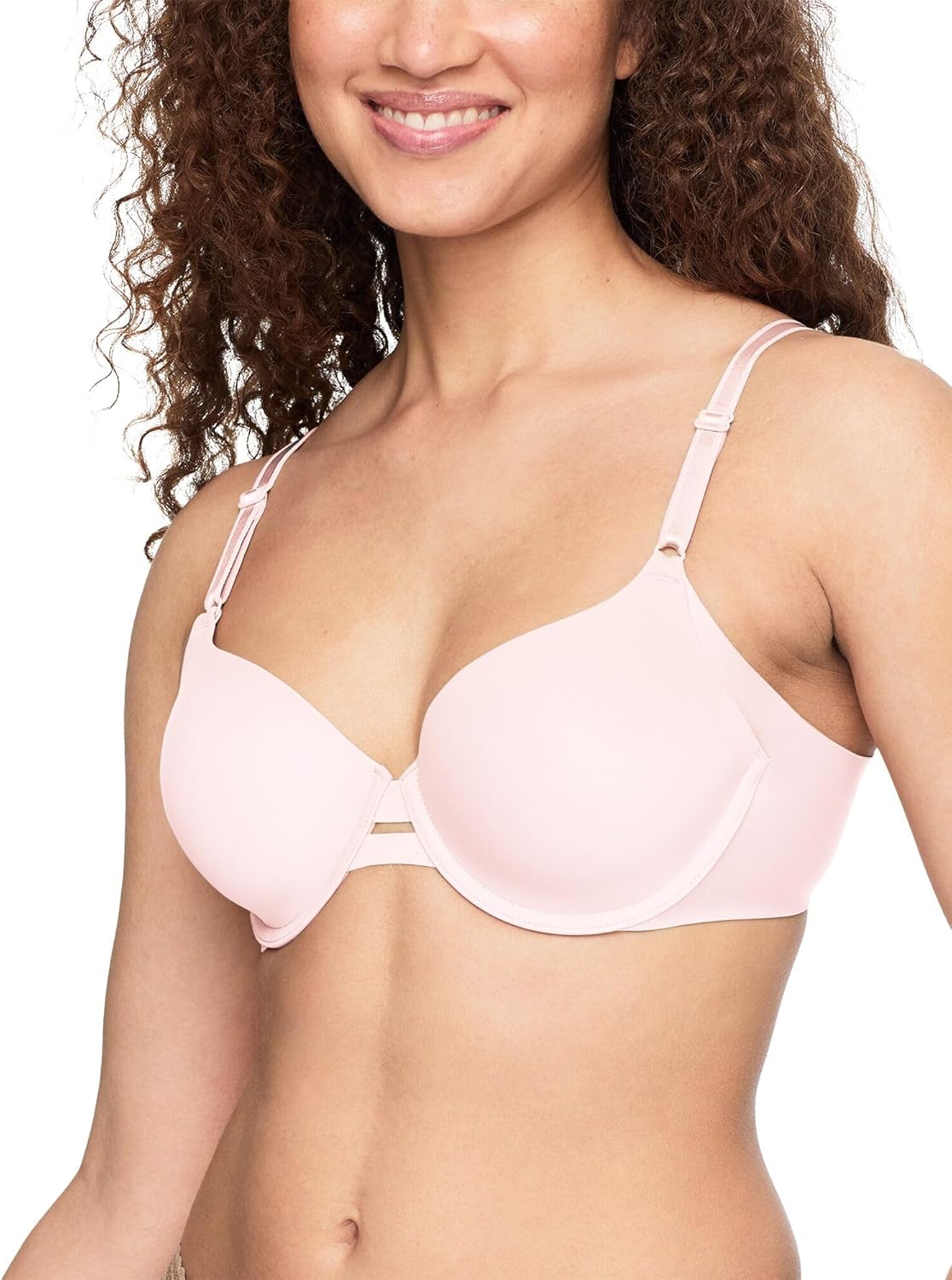 Warner's Womens Blissful Benefits Women's Underarm-Smoothing Comfort Underwire Lightly Lined T-Shirt Bra - Image 2