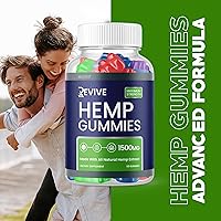 Vista 3 de Paquete de 2 gomitas Revive – Revive Hemp Gummies Mezcla de cáñamo de primera calidad, suplemento de extracto de cáñamo de fórmula avanzada Revive