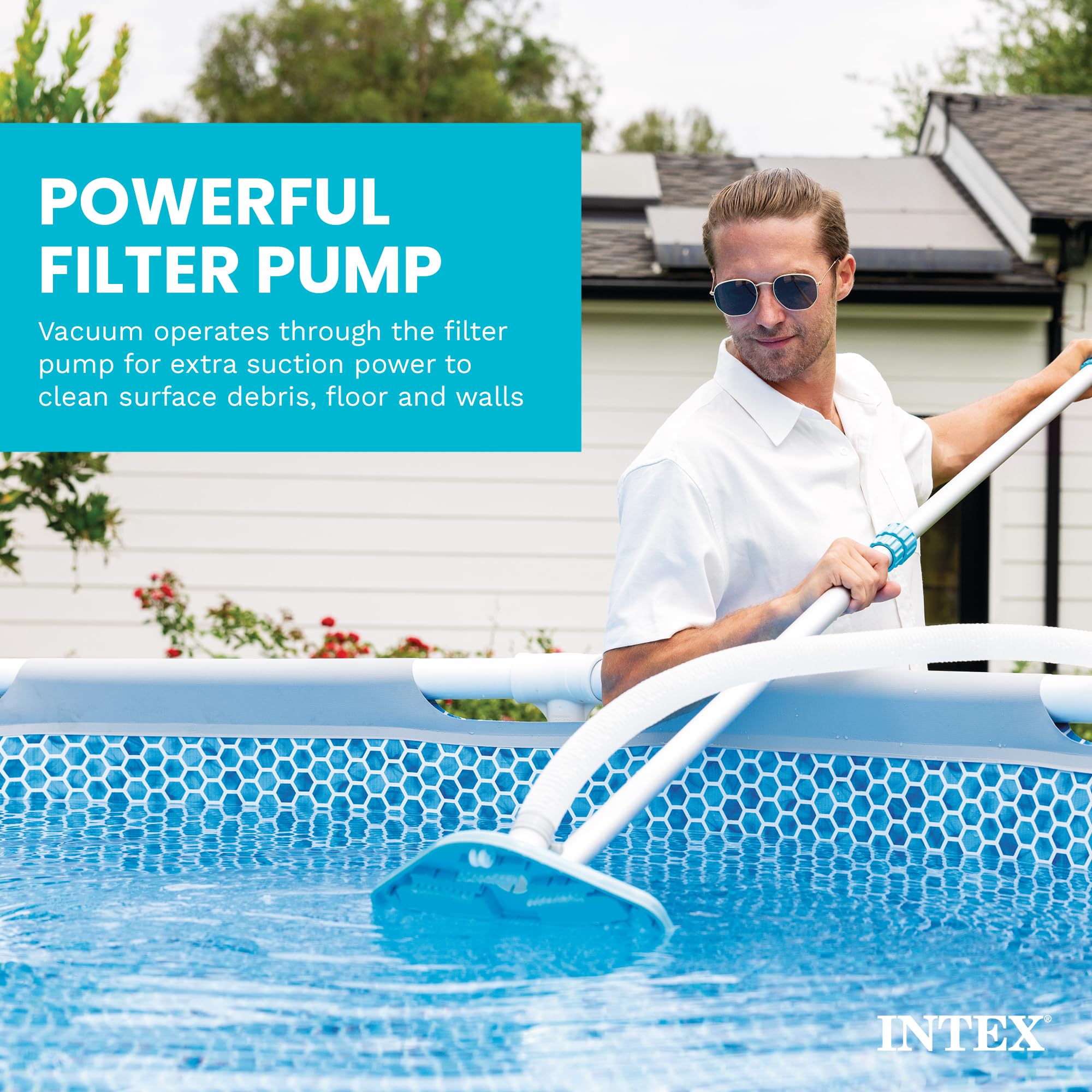 Intex Deluxe Pool Maintenance Kit - Poolzubehör - Pool Reinigungsset - 5-teilig