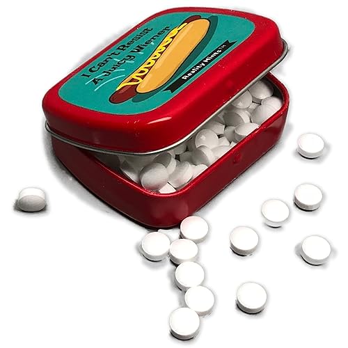 Miniatura 3 de Reality Mints I Can't Resist A Juicy Wiener Mints, 1.0 onzas, sabor a gaulteria, fabricado en Estados Unidos, 165 piezas