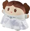 Mattel Star Wars Cuutopia Plush Figure, 10-inch Princess Leia Soft Rounded Pillow Doll, Collectible Toy Inspired by the Fan-Favorite Character
