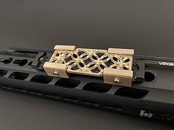 真鍮戦飾　レールカバー　ハンドガード用 Amazon.co.jp: 真鍮製レールカバー ハンドガード用 M-LOK対応