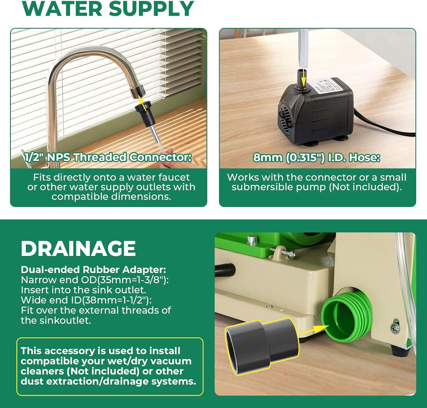 Pro Lapidary Saw for Cutting Rocks, 110V 1380W Jewelry Rock Saw Rock Cutter for Crafts Lapidary Equipment for Heavy Duty Gemstone Cutting Grinding Woodworking Carving